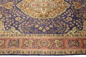 Purple 7X10 Vintage Classic Floral 7X10 Oriental Persian Rug