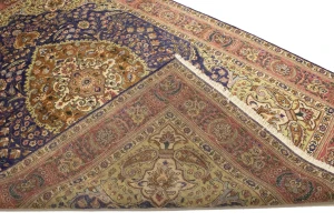 Purple 7X10 Vintage Classic Floral 7X10 Oriental Persian Rug