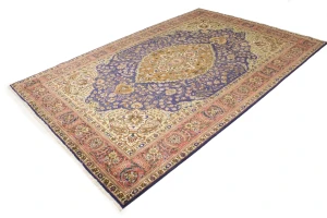 Purple 7X10 Vintage Classic Floral 7X10 Oriental Persian Rug