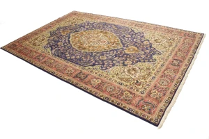 Purple 7X10 Vintage Classic Floral 7X10 Oriental Persian Rug