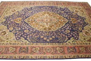 Purple 7X10 Vintage Classic Floral 7X10 Oriental Persian Rug