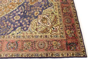 Purple 7X10 Vintage Classic Floral 7X10 Oriental Persian Rug
