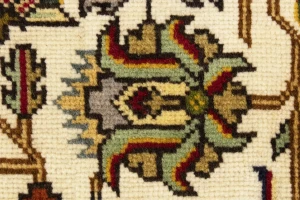 Cream 7X10 Floral Classic Vintage Oriental Persian Rug