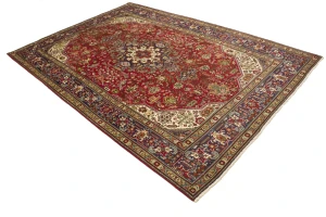 Red Vintage Floral 7X10 Classic Oriental Persian Rug
