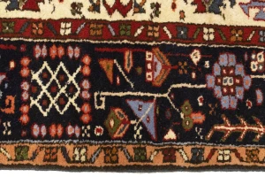 Cream 5X7 Geometric Tribal Vintage Oriental Persian Oriental Rug