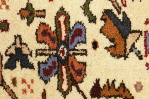 Cream 5X7 Geometric Tribal Vintage Oriental Persian Oriental Rug