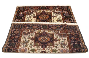 Cream 5X7 Geometric Tribal Vintage Oriental Persian Oriental Rug