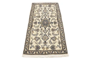 Cream Floral 2'3X4'6 Classic Persian Oriental Rug