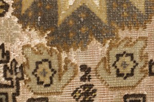 Cream Floral 4X6 Semi Antique Vintage Oriental Persian Rug
