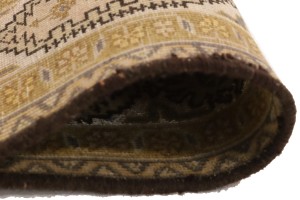 Cream Floral 4X6 Semi Antique Vintage Oriental Persian Rug