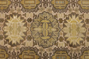 Cream Floral 4X6 Semi Antique Vintage Oriental Persian Rug