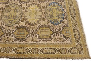Cream Floral 4X6 Semi Antique Vintage Oriental Persian Rug