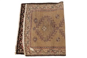 Vintage Khaki Tribal 2'4X3'8 Shiraz Persian Rug