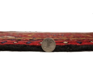 Vintage Floral Red 2'6X3'2 Goravan Heriz Persian Rug