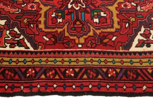 Vintage Floral Red 2'6X3'2 Goravan Heriz Persian Rug
