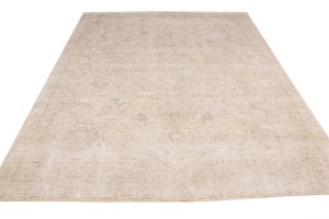 Antique Traditional Distressed 8'5X11 Tabriz Persian Rug