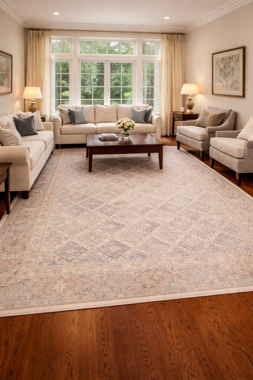 Distressed Antique Floral Classic 10X13 Kerman Persian Rug