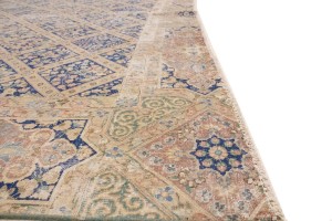 Distressed Antique Floral Classic 10X13 Kerman Persian Rug