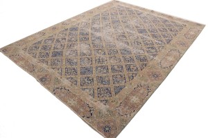 Distressed Antique Floral Classic 10X13 Kerman Persian Rug