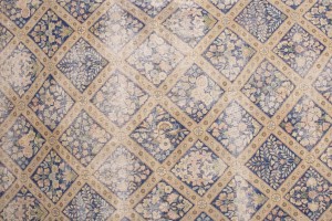 Distressed Antique Floral Classic 10X13 Kerman Persian Rug