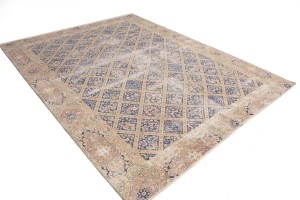 Distressed Antique Floral Classic 10X13 Kerman Persian Rug