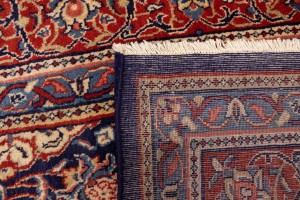 Vintage Purple-navy Floral 10X13 Mahal Persian Rug