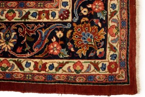 Semi Antique Orange-red Traditional 10X14 Mahal Persian Rug
