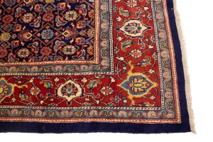 Vintage Plum Floral 10X13 Mahal Persian Rug