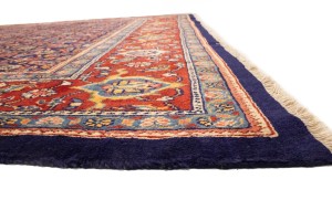 Vintage Plum Floral 10X13 Mahal Persian Rug