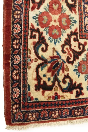 Vintage Orange-red Traditional 10X14 Mahal Persian Rug