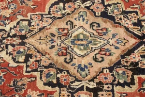 Semi Antique Red Traditional 10X13 Mahal Persian Rug