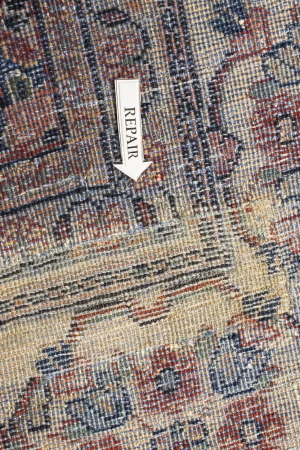 Semi Antique Red Traditional 10X13 Mahal Persian Rug