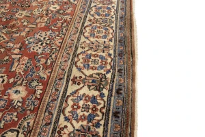 Semi Antique Red Traditional 10X13 Mahal Persian Rug