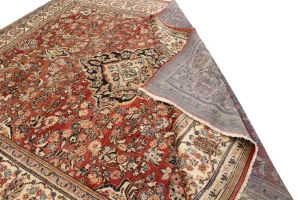 Semi Antique Red Traditional 10X13 Mahal Persian Rug