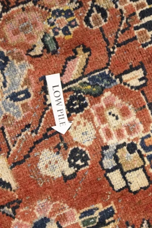 Semi Antique Red Traditional 10X13 Mahal Persian Rug