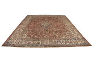 Semi Antique Red Traditional 10X13 Mahal Persian Rug