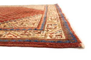 Vintage Tribal Red 3'6X5 Botemir Persian Rug