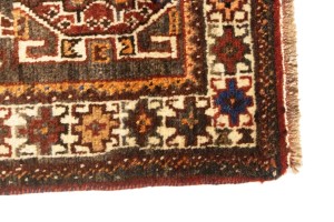 Vintage Rusty Red Tribal 5'9X8'5 Shiraz Persian Rug