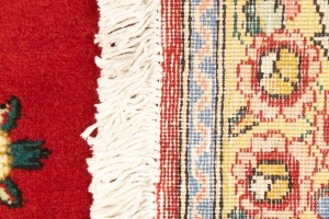 Vintage Floral Classic Red 10X13 Tabriz Persian Rug