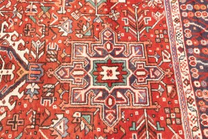 Vintage Red Tribal 5'4X12'7 Karajeh Persian Runner Rug