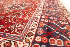 Vintage Red Tribal 5'4X12'7 Karajeh Persian Runner Rug