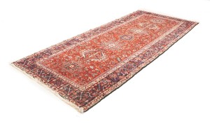 Vintage Red Tribal 5'4X12'7 Karajeh Persian Runner Rug