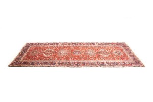 Vintage Red Tribal 5'4X12'7 Karajeh Persian Runner Rug