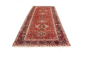 Vintage Red Tribal 5'4X12'7 Karajeh Persian Runner Rug