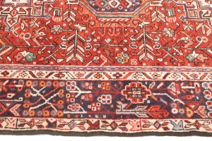 Vintage Red Tribal 5'4X12'7 Karajeh Persian Runner Rug