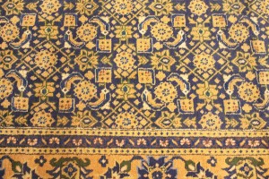 Semi Antique Purple Geometric 7'4X10'5 Ardabil Persian Rug