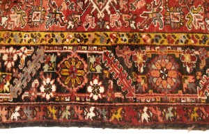 Vintage Red Geometric 11X15 Heriz Persian Rug