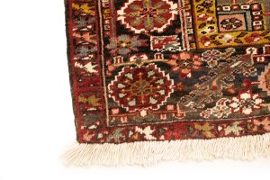 Vintage Red Geometric 11X15 Heriz Persian Rug