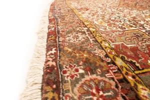 Vintage Red Geometric 11X15 Heriz Persian Rug