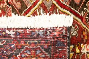 Vintage Red Geometric 11X15 Heriz Persian Rug